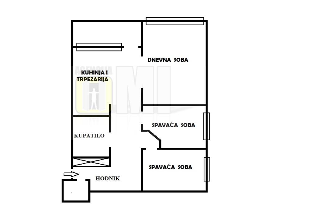 Blok 70, 2.5, 61m2, (L) 2/15