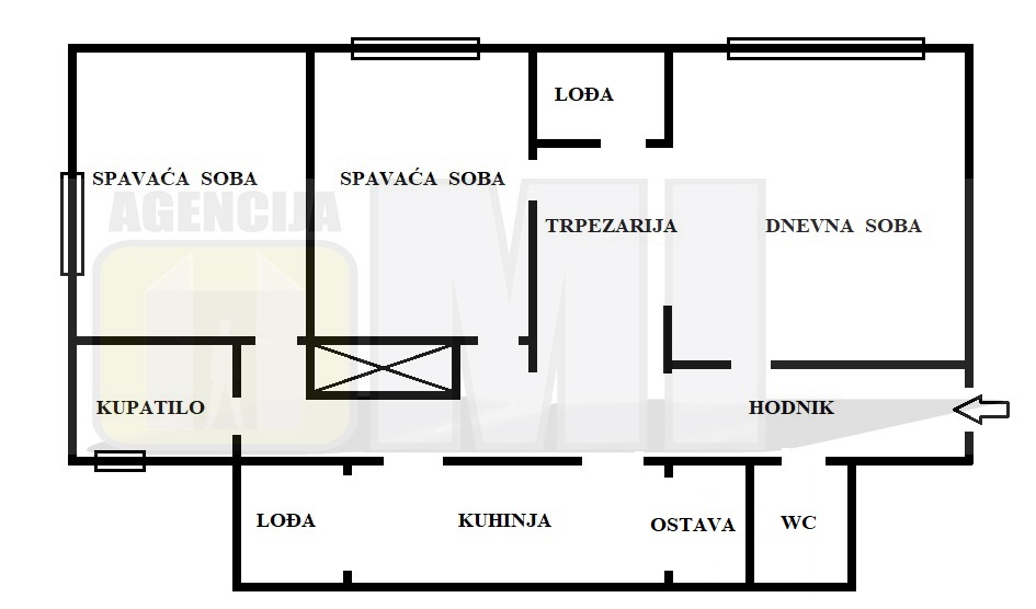Mirijevo, Vojina Đurašinovića, 3.0, 81m2 (2L), 4/7