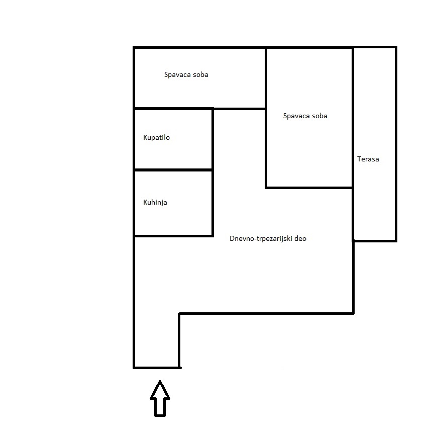 Višnjicka banja, trosoban , novogradnja, 60+30m2