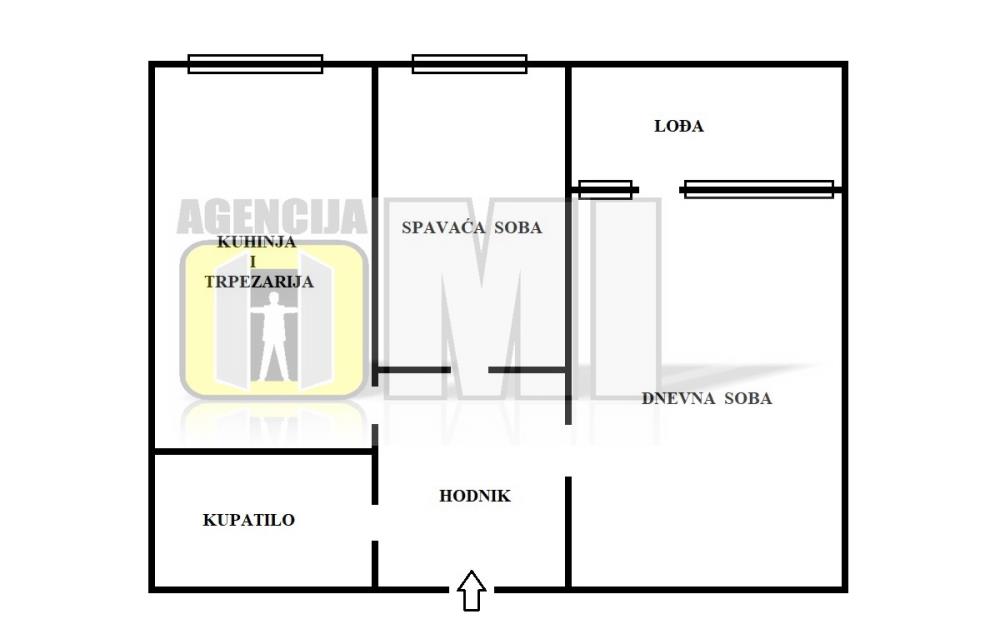 Zemun, Miće Radakovića, 1.5, 45m2 (L), 2/11,