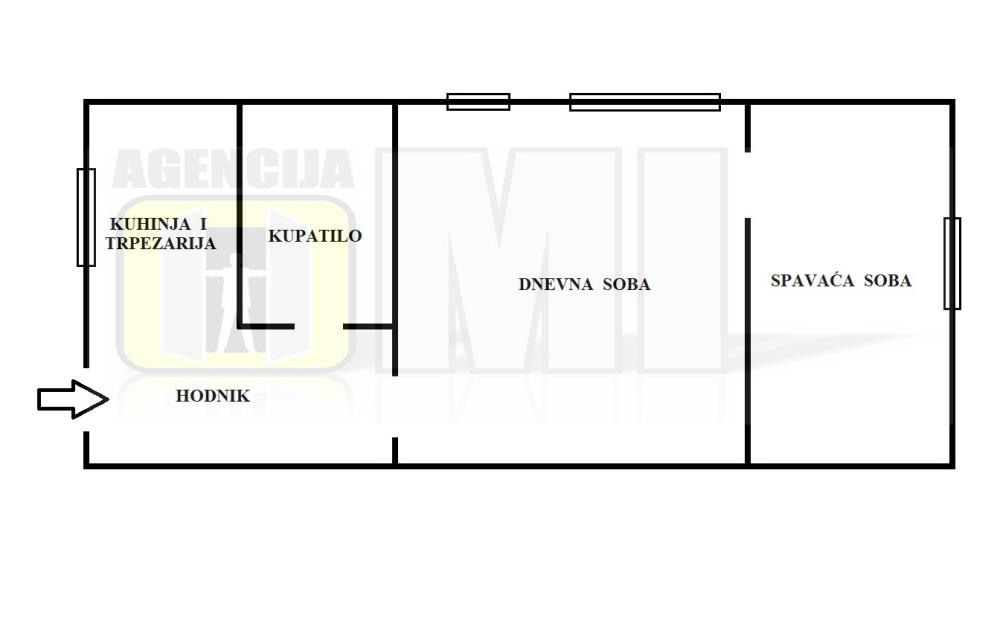 Zemun, Novi grad, Jakšićeva, 2.0, 45m2